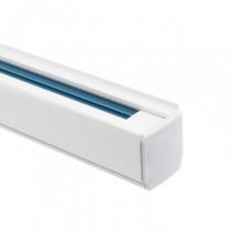 Driefasige rail Aluminium voor LED Spotlights 1 meter Wit