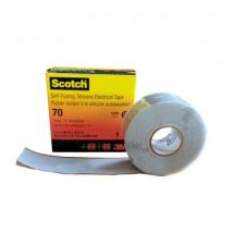 3M Scotch 70 Self-Fusing Silicone Electrical Tape 25mm x 9mm 3M CNT-7000006225-GR Grijs