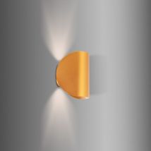 Wandlamp LED 6W van Aluminium Dubbelzijdige Verlichting Gaia Goud kleurig Warm Wit 2800K - 3200K