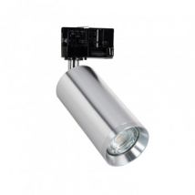 Focuslampbeugel Driefasige Rail voor de GU10 Lampen Zilver