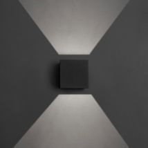 Wandlamp Afrodita Tech Big Double Emission LED IP65 37.8W LEDS-C4 05-E078-Z5-CL Warm Wit 3000K