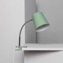 Bureaulamp Flexo met Klem Delavan Celadon
