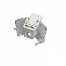 Conector Slim Vrouwelijk RJ45 UTP CAT6 tool-less OPENETICS 5822 Wit