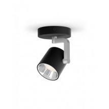 Plafondlamp PHILIPS Byrl LED 4.3W met 1 Spotlight Zwart