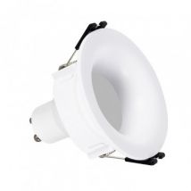 Downlight Conische GU10 6W Zaag maat Ø 70 mm Laag UGR PC Warm Wit 3000K