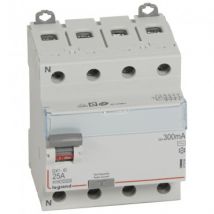 Differentieel Schakelaar Industieel 4P 300mA 25-63 A 10kA Clase AC LEGRAND DX³ 411664 25 A