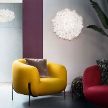 Plafondlamp SLAMP Clizia Ceiling/Wall Large Mama Non Mama Wit