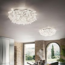 Plafondlamp SLAMP Veli Ceiling/Wall Large Foliage Wit