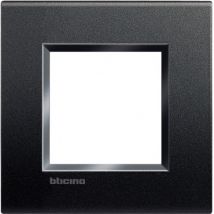 Vierkant Frame 2 Modules BTicino Living Light LNA4802BI Antracita