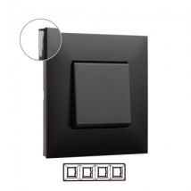Sier Frame 4 Elementen Dark LEGRAND Valena Next 741054 Dark