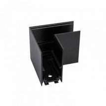 L-type Connector Horizontaal voor Eenfasige Magneet Rail 20mm Zwart