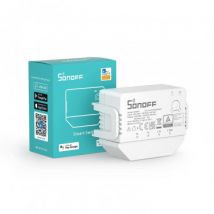 WiFi schakelaar compatibel met Conventionele Schakelaar SONOFF Mini R3 16A Wit
