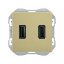 USB Lader Smartcharge Dual Simon 270 20000196 Brons