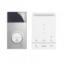Kit Deur intercom A1 Serie 8 + Bel panel LINEA 3000 en hands Free CLASSE 100 TEGUI 378141 Aluminium