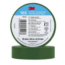 Isolatietape Temflex 165 19mm x 20m 3M 7100184800 Groen