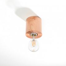 Plafondlamp Salgado Hout SOLLUX Madera
