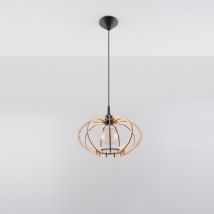 Hanglamp Mandelino Hout SOLLUX Natuurlijk WOOD