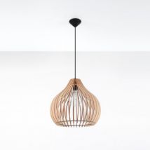 Hanglamp Aprilla Hout SOLLUX Natuurlijk WOOD