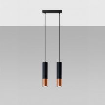 Hanglamp Loopez 2 Metaal SOLLUX Koper