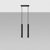 Hanglamp Wezyr 2 Metaal SOLLUX Zwart