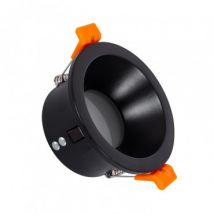 Downlight Ring Rond IP65 voor LED-lamp GU10 zaagmaat Ø75 mm Zwart