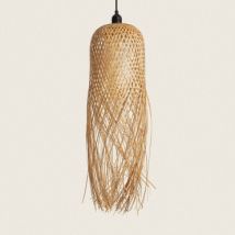 Hanglamp Bamboe Outdoor Kawaii Zwart voor buiten