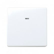 Enkelvoudige Neutrale Drukknopschakelaar met Ingebouw Lampje SIMON 27 Play 27669 Wit