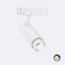 LED Track Spot Driefasig 30W Fasano Cilindro CCT No Flicker Dimbaar Wit Reguleerbaar (2700K-3200K-4000K)