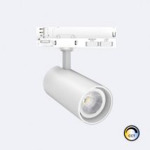 LED Track Spot Driefasig 30W Fasano CCT No Flicker Dimbaar DALI Wit Reguleerbaar (2700K-3200K-4000K)