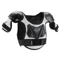 Fox Peewee Titan Roost Deflector Youth Chest Guard Black/Silver