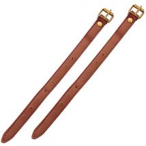 Adie Leather Basket Straps Brown