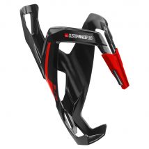 Elite Custom Race Plus Resin Bottle Cage Black/Red