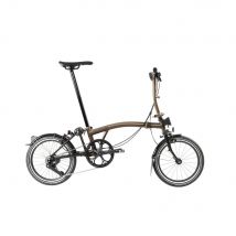 Brompton P-Line Explore 12 Spd Low Folding Bike 2024 Bronze Sky