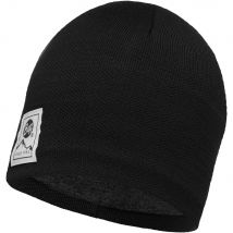 Buff Solid Knitted Hat Black/Grey