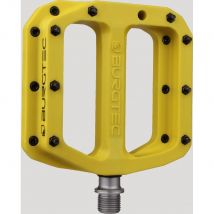 Burgtec MK4 Composite Flat Pedals Electric Yellow