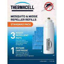 Thermacell Mosquito/Midge Mats and Gas Protection Refill Pack STANDARD
