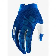 100 Percent Itrack Youth MTB Gloves Blue/Navy