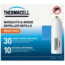 Thermacell Mosquito/Midge Mats and Gas Protection Refill Pack MEGA