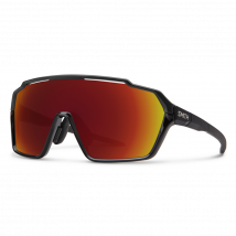 Smith Shift MAG Sunglasses Black/ChromaPop Red Mirror Lens
