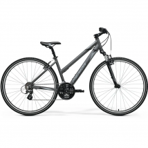 Merida Crossway 10-V Low Hybrid Bike Grey/Black
