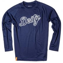 Deity Whitestripe LS MTB Jersey Navy/White