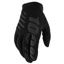 100 Percent Brisker Cold Weather MTB Gloves Black/Grey