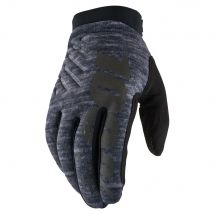 100 Percent Brisker Cold Weather MTB Gloves Heather Grey