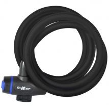 Roxter Self-Coiling Cable Lock 1.8x12mm Black