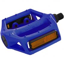 Wellgo Alloy Platform 1/2inch BMX Pedals Blue