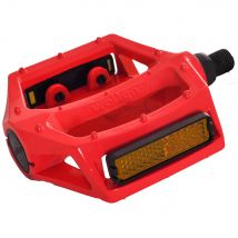 Wellgo Alloy Platform 1/2inch BMX Pedals Red