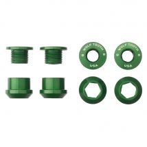 Wolf Tooth Chainring Bolts For 1X Set of 4 Green