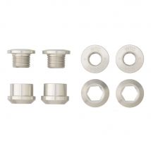 Wolf Tooth Chainring Bolts For 1X Set of 4 Silver