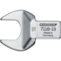 Einsteck-Maulschlüssel 22mm 14x18mm 4kt. Gedore