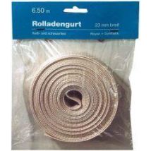 Rolladengurt im Polybeutel, Creme 15mmx6,5m Reissfestigkeit: 410